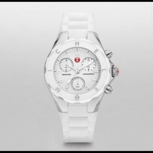 Michelle jelly bean white watch